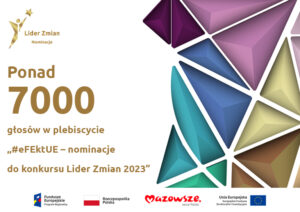 Zakończył się plebiscyt „#eFEktUE – nominacje do konkursu Lider Zmian 2023”